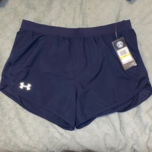 Navy blue under armour shorts
